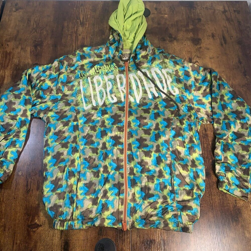 Rare Live Mechanics The Struggle Continues Liberdade Hoodie‎ Embroidered XL